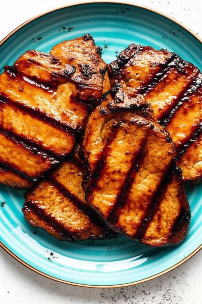 Glazed Grilled Pork Chops