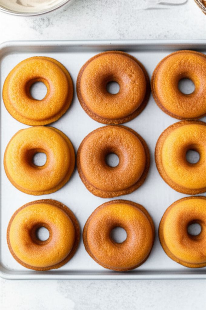 Glazed Pumpkin Donuts