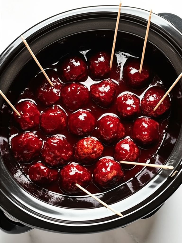 Grape Jelly Meatballs