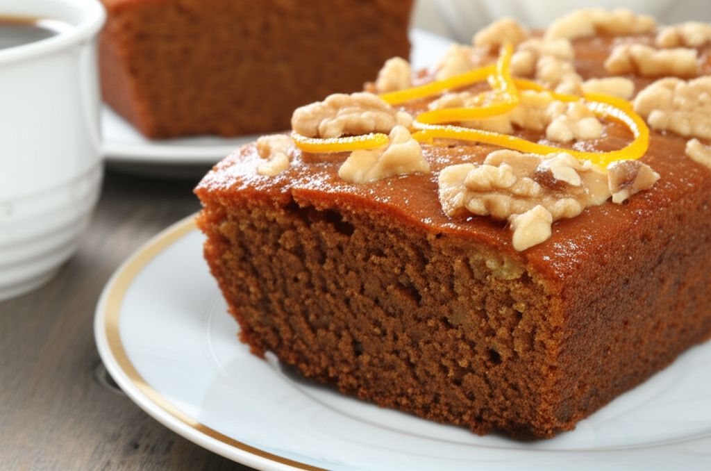 Honey Cake with Orange Glaze