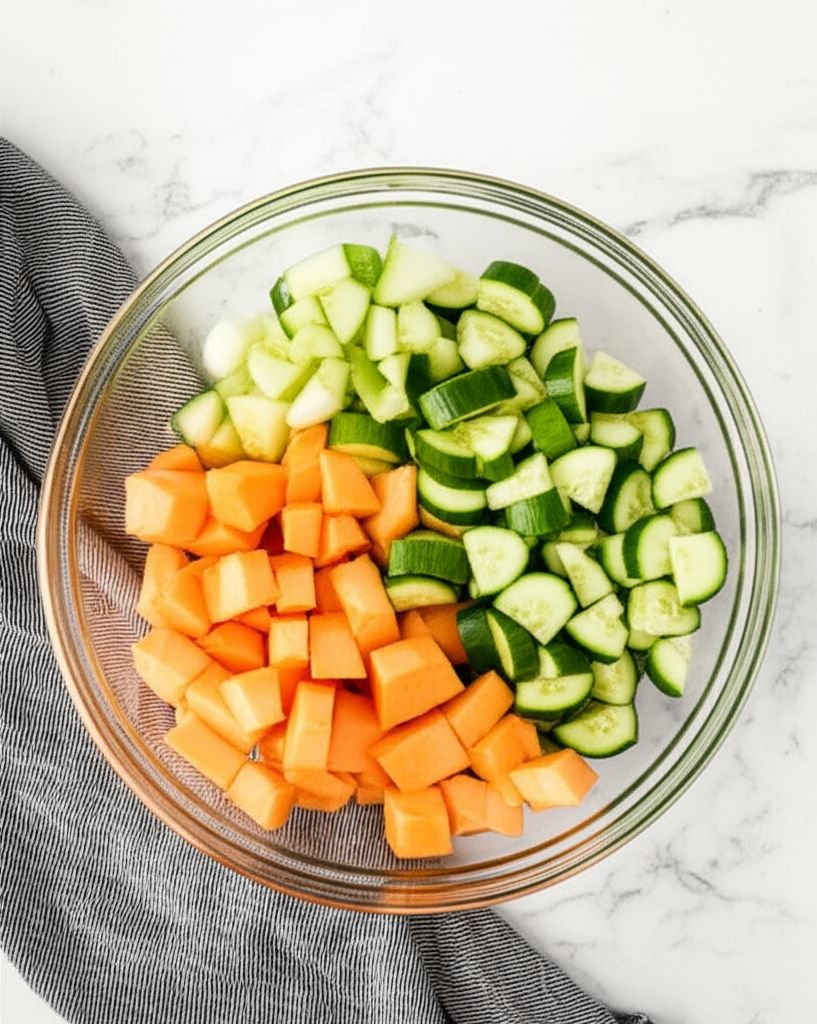 Honeydew and Cucumber Salad