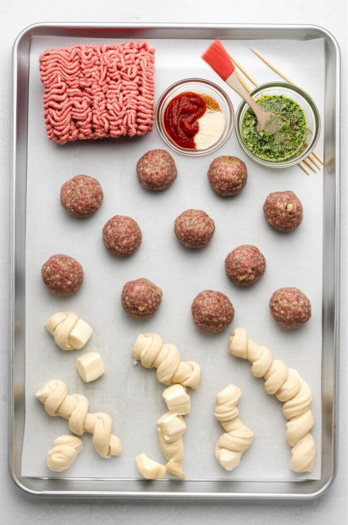 Meatball Subs on a Stick