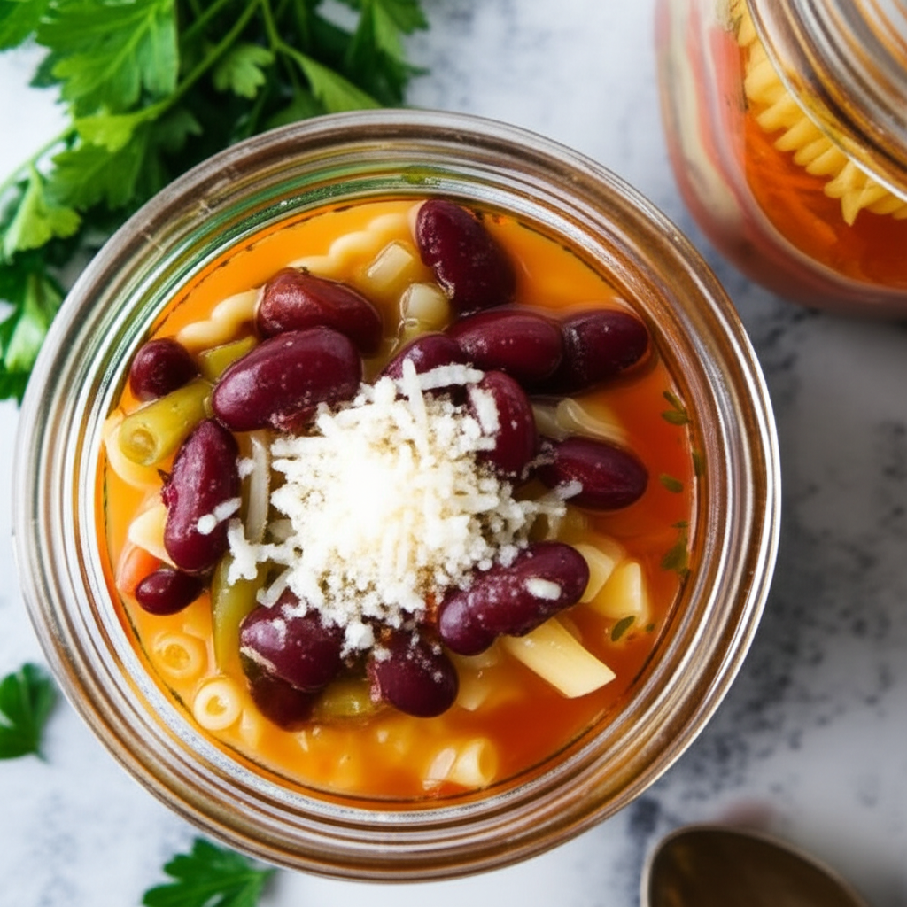 Minestrone Soup in a Jar