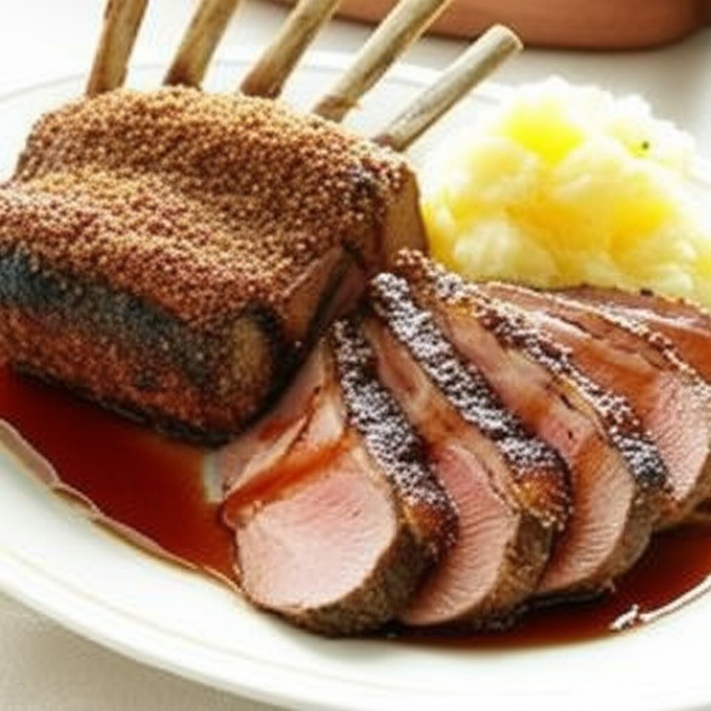 Moroccan Lamb with Shiraz Honey Sauce