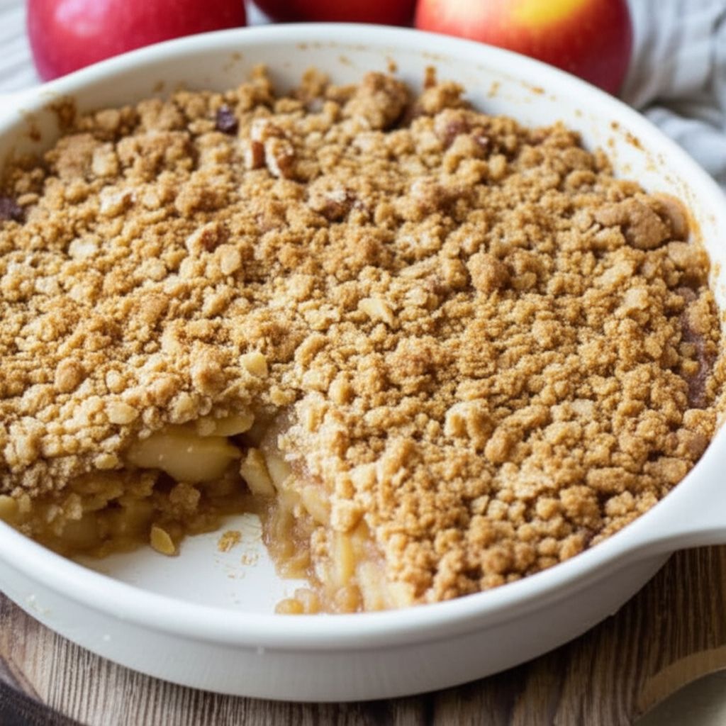 Nutty Apple Crisp