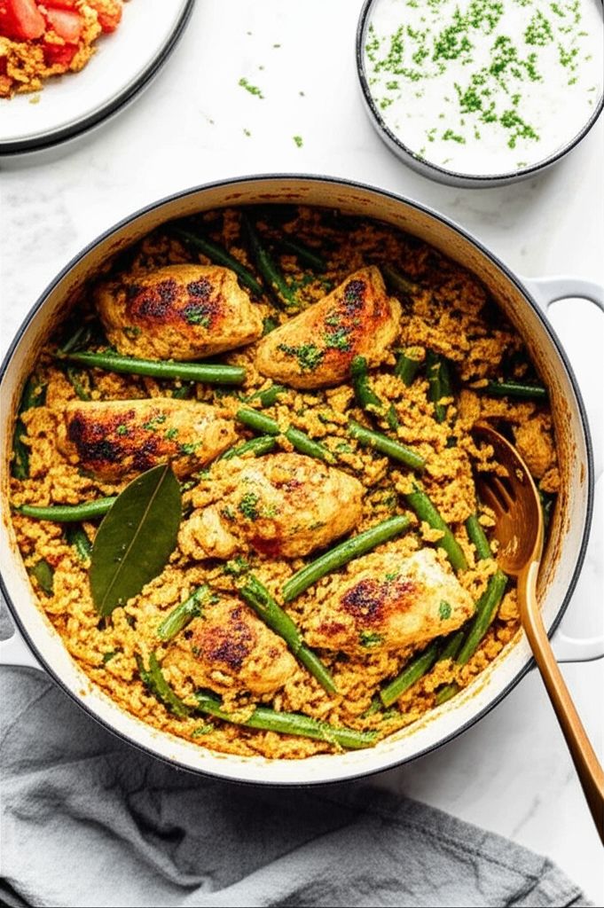 One Pot Turmeric Chicken and Rice