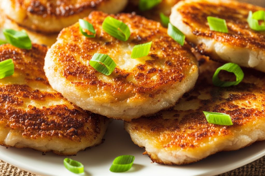 Pan Fried Daikon Cake