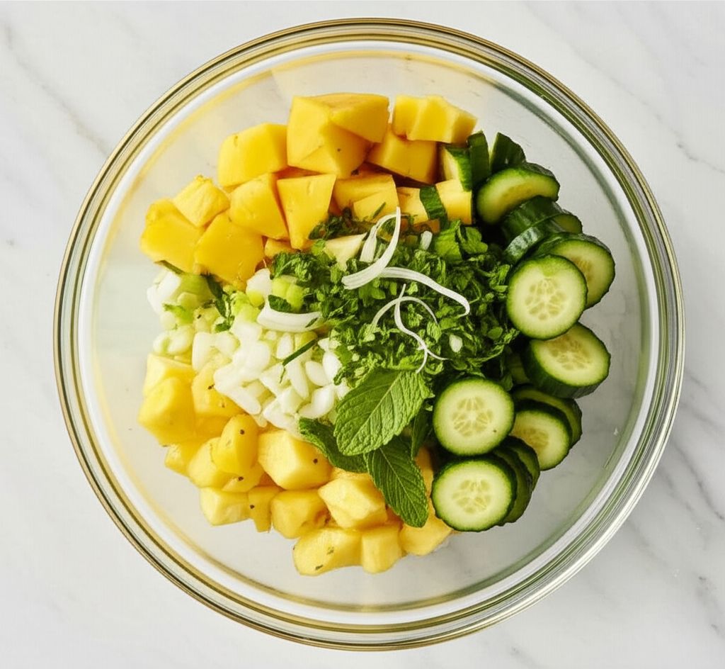 Pineapple Cucumber Salad