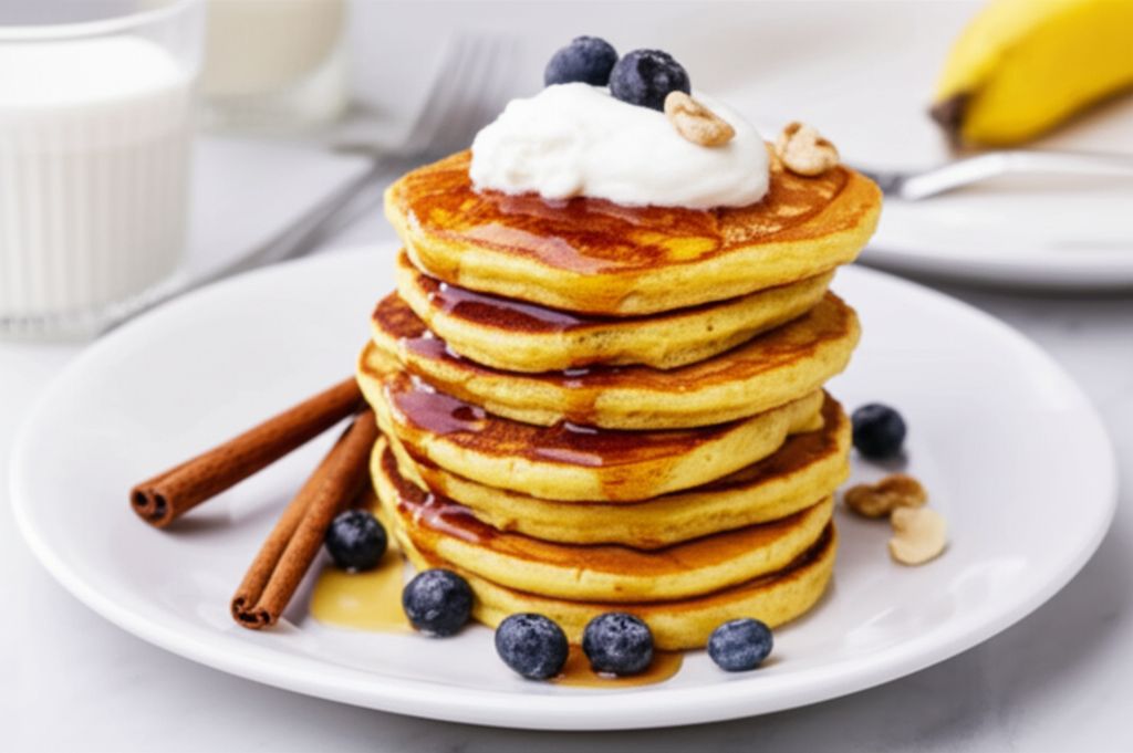 Pumpkin Banana Pancakes