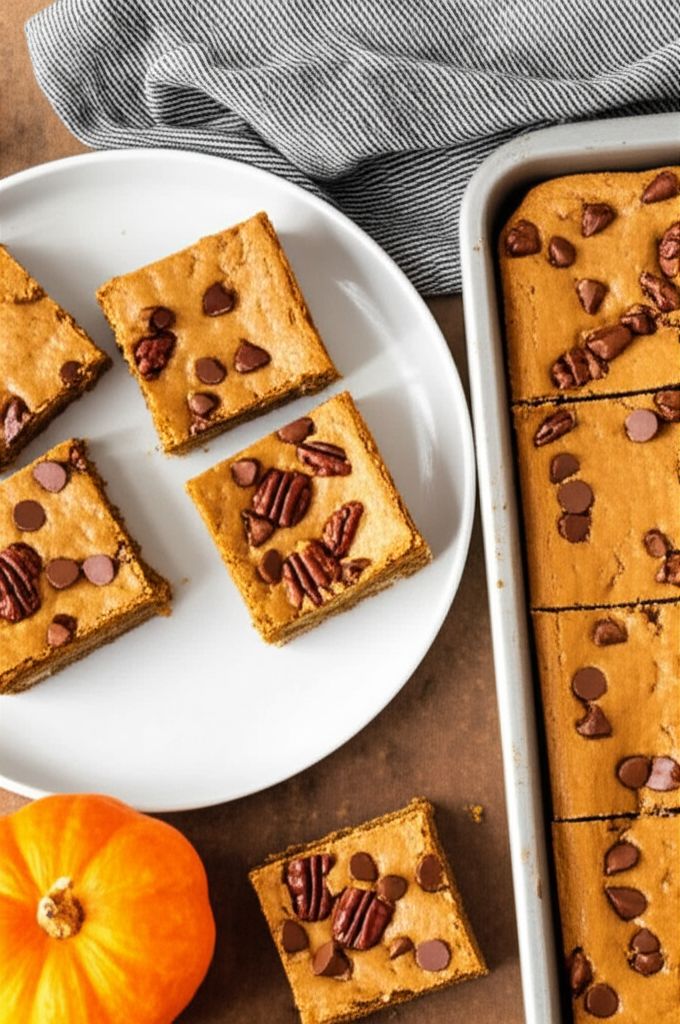Pumpkin Pie Blondies