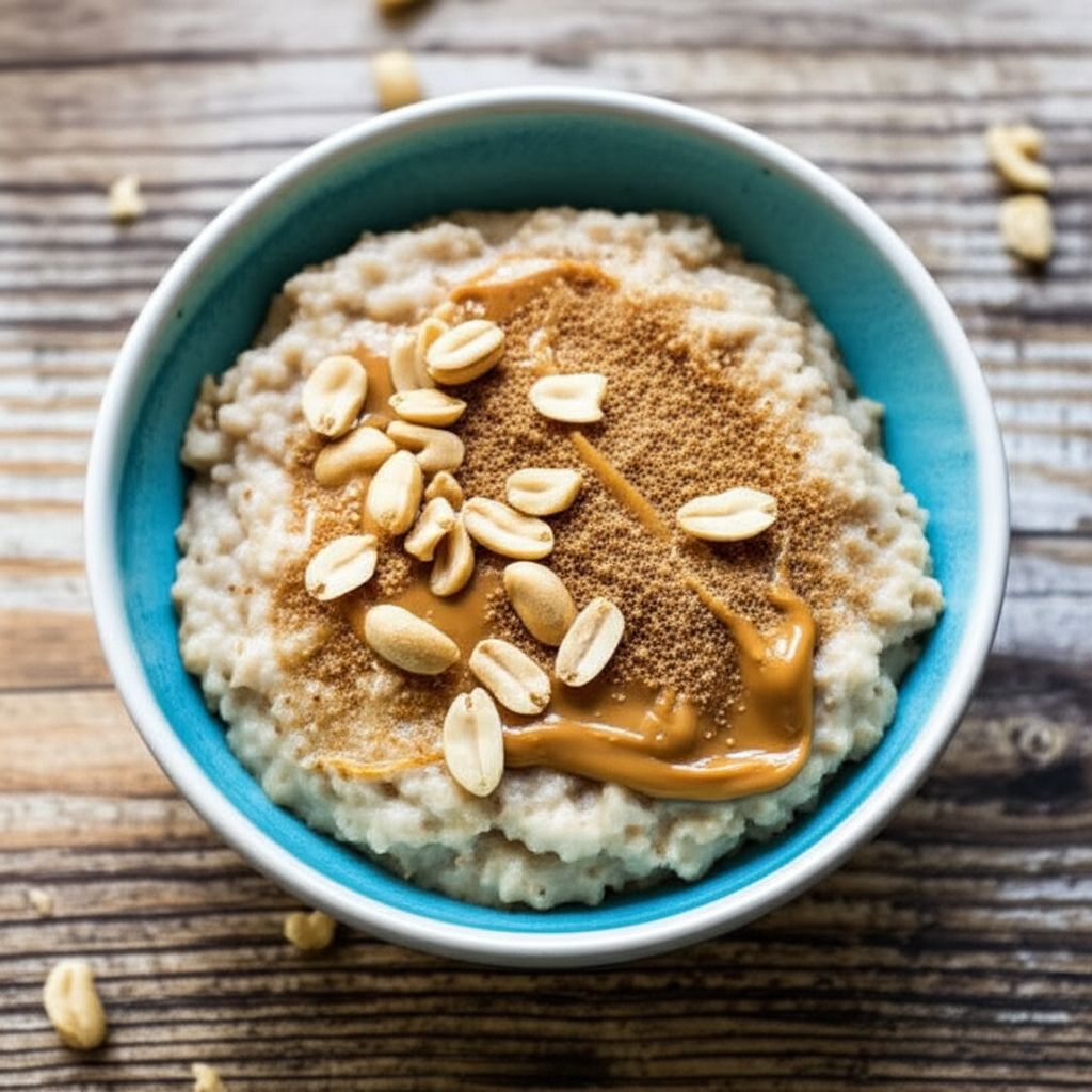 Quick Peanut Butter Oatmeal