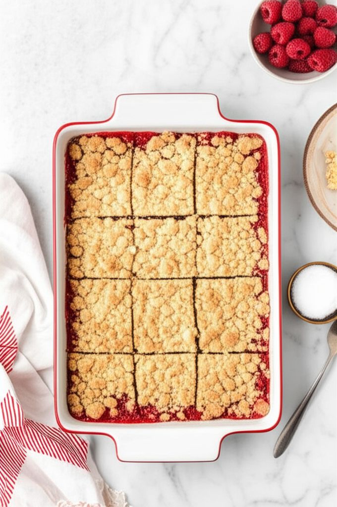 Raspberry Crumble Bars
