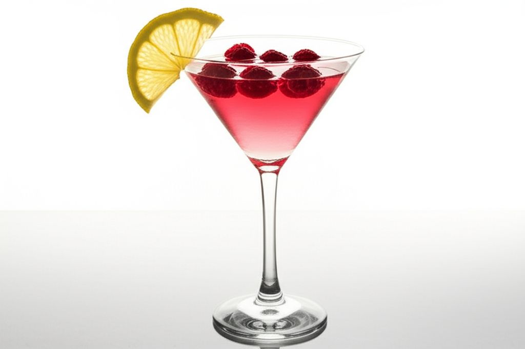 Raspberry Lemon Drop Martini
