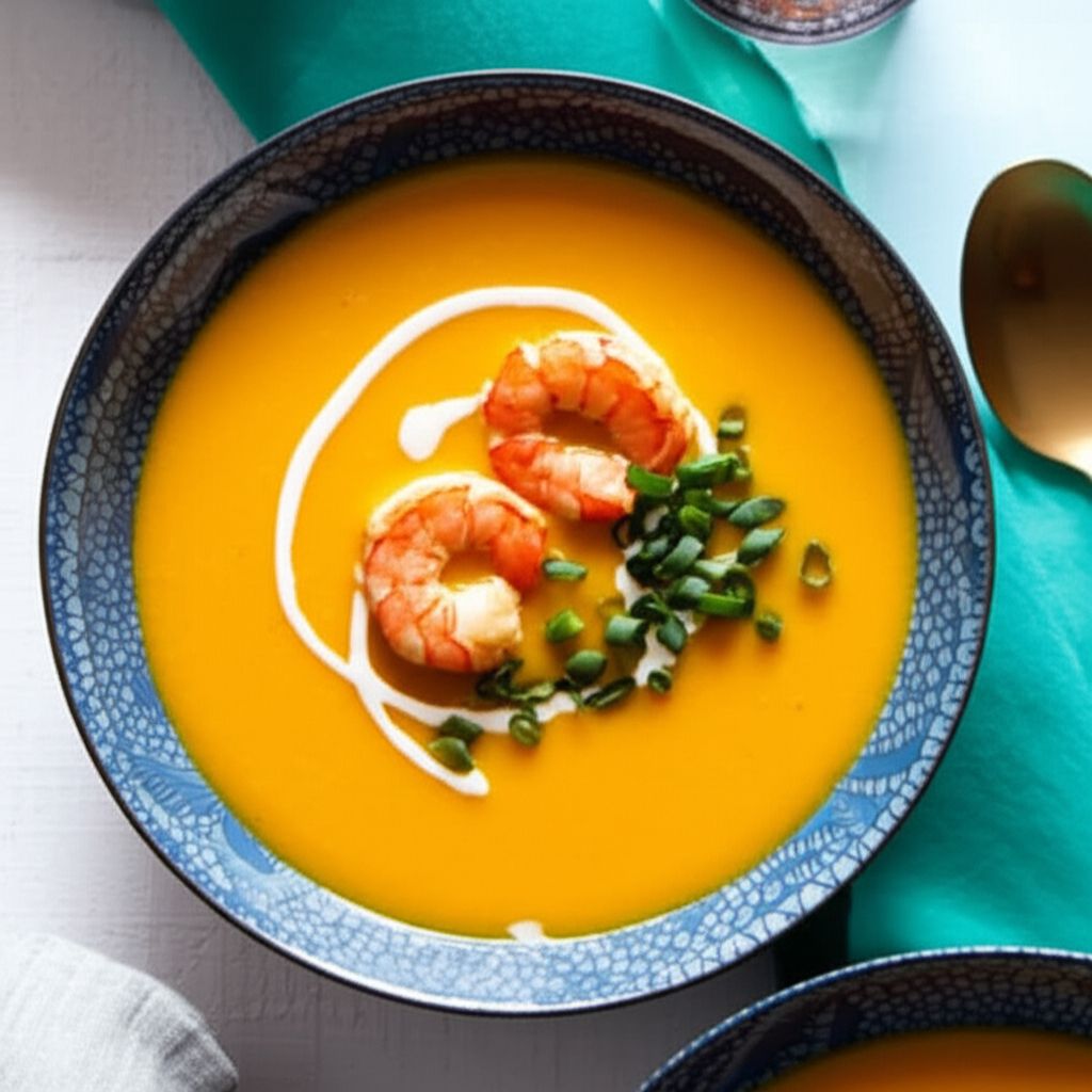 Red Curry Coconut Squash Soup