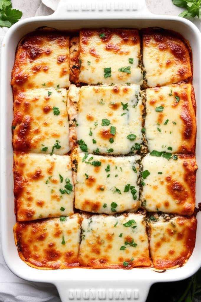 Roasted Butternut Squash and Spinach Lasagna