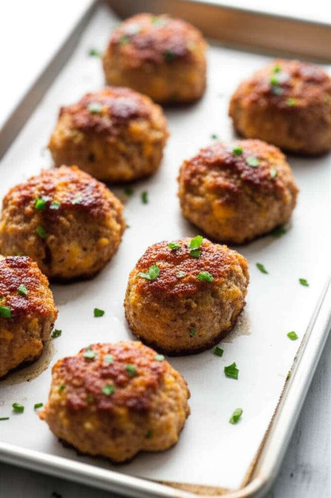 Sausage Balls with Cream Cheese