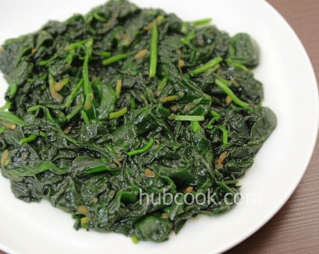Sauteed Spinach with a Twist