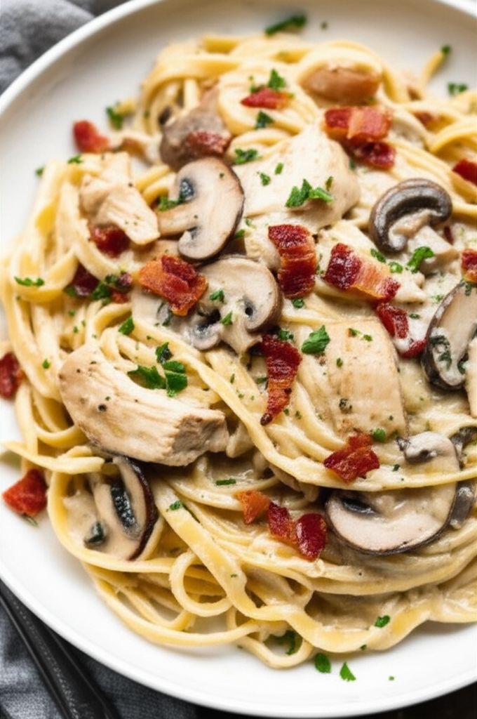 Smoked Chicken Alfredo