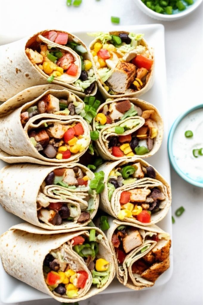 Southwestern Grilled Chicken Wraps