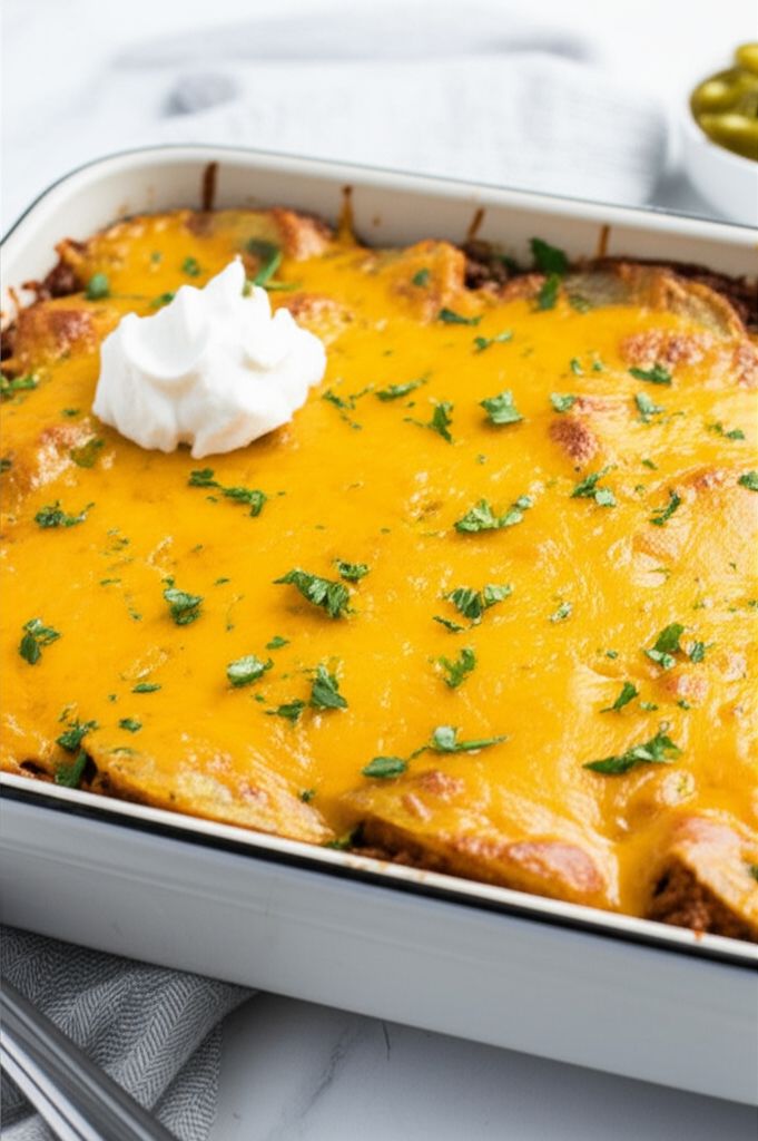 Southwestern-Style Ground Beef and Potato Casserole