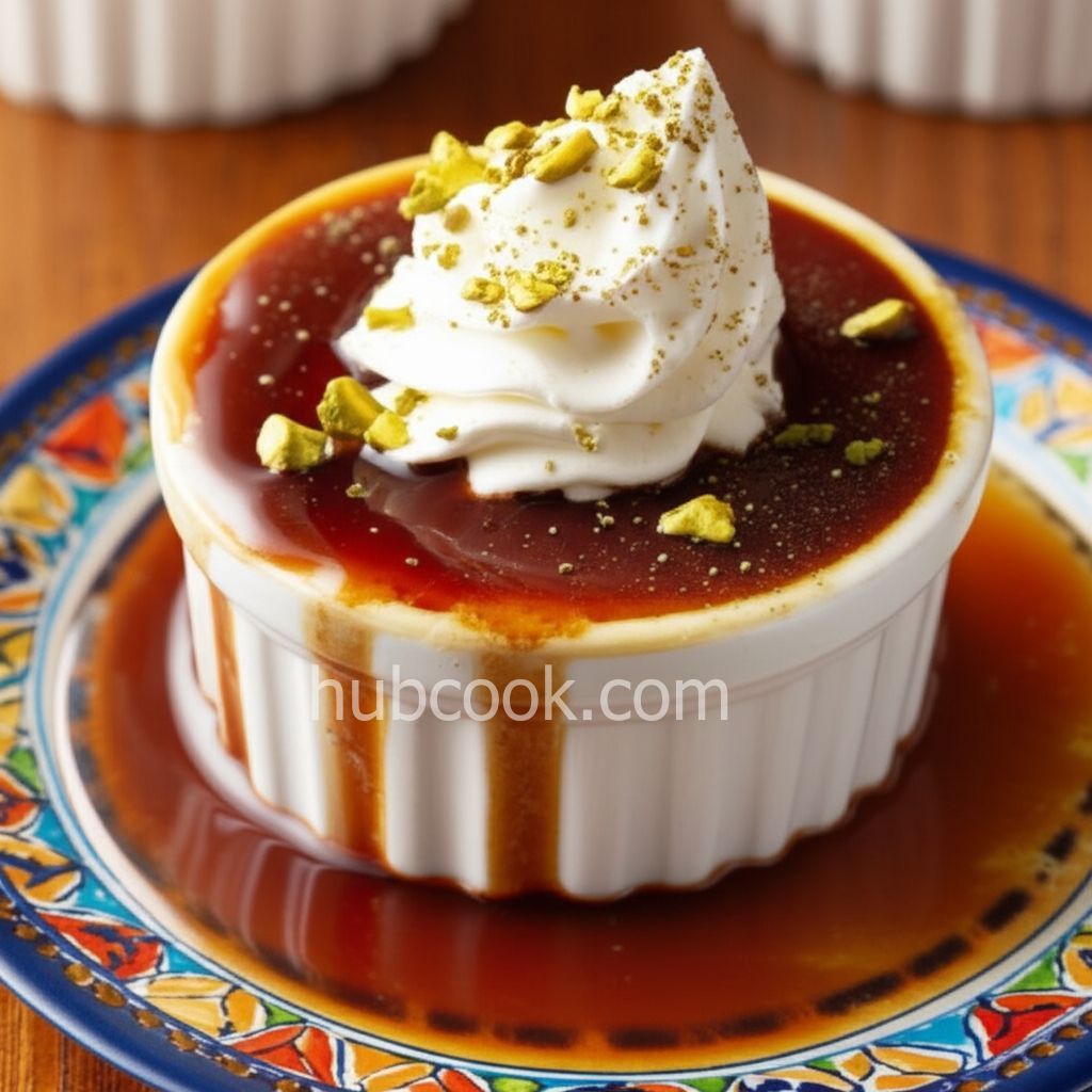 Spiced Orange Caramel Custard