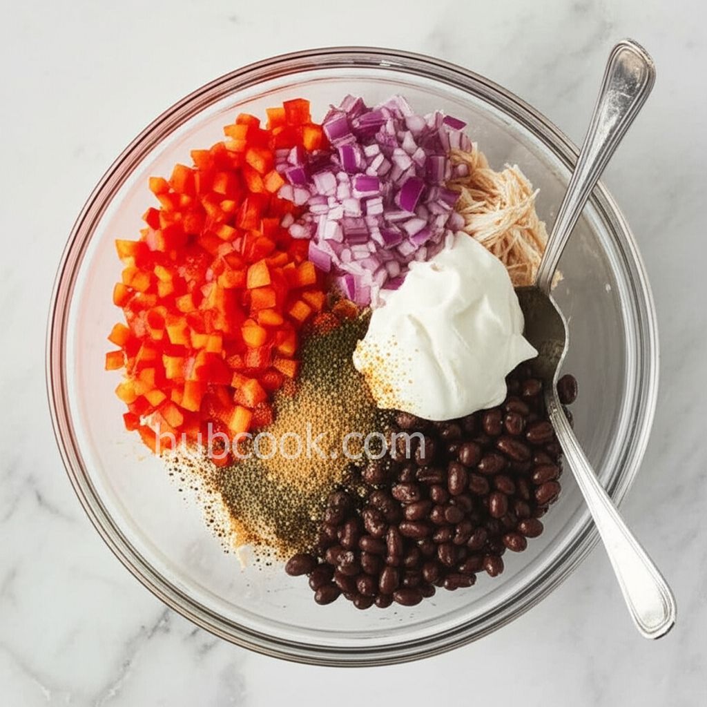 Spicy Chicken and Black Bean Bake