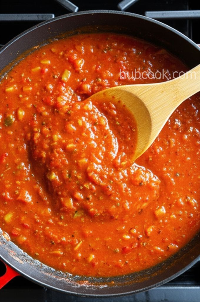 Spicy Meatless Spaghetti Sauce