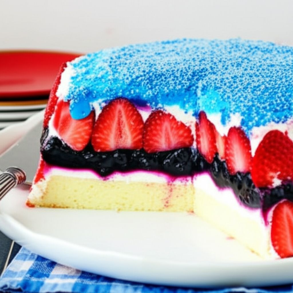 Stars and Stripes Grand Finale Cake
