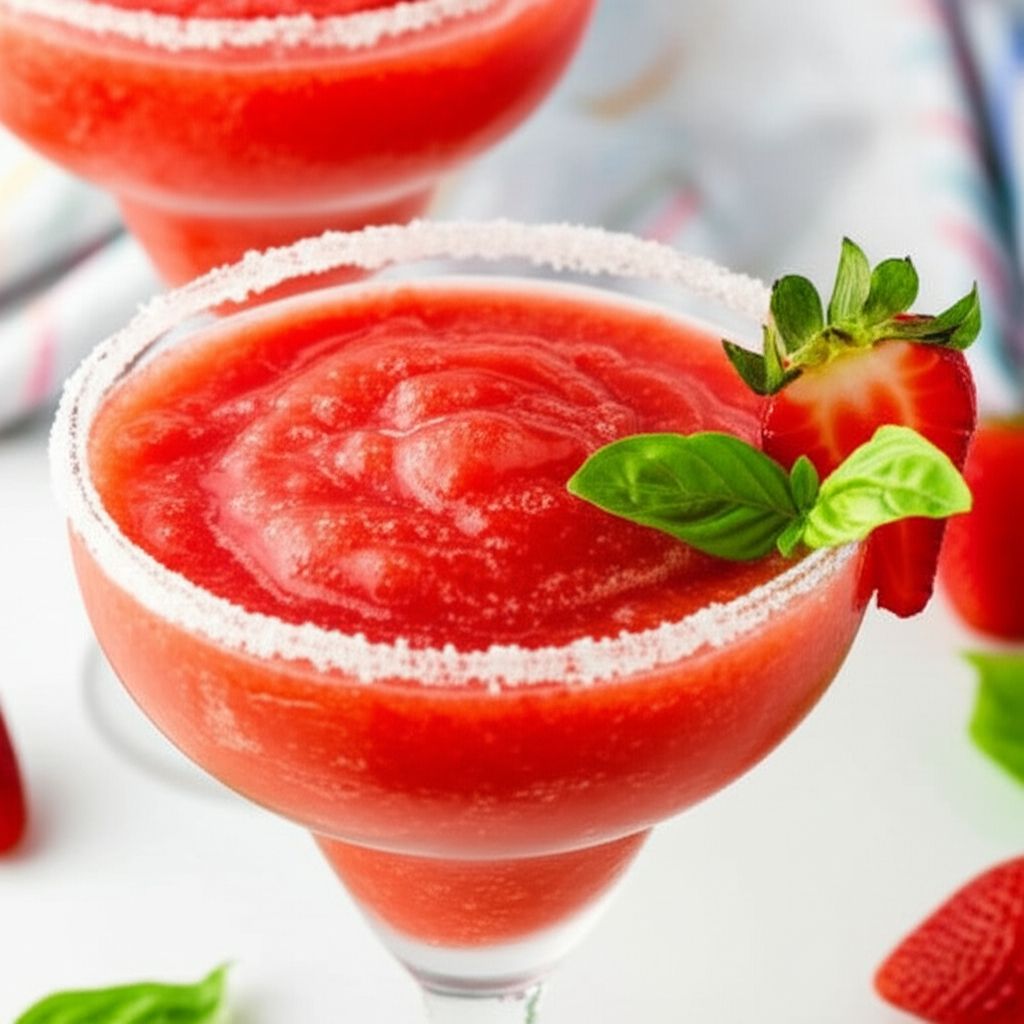 Strawberry Basil Margarita
