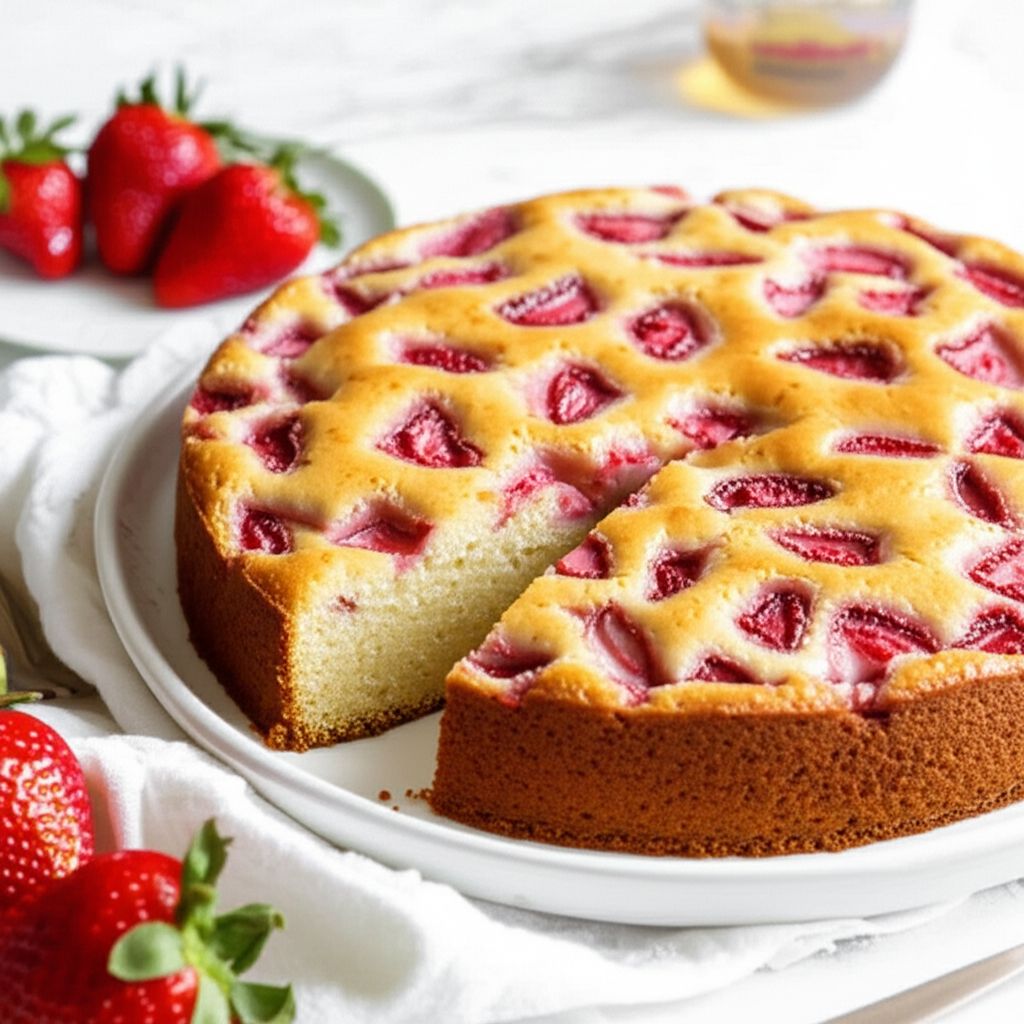 Strawberry Buttermilk Cake
