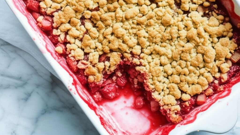 Strawberry Rhubarb Crumble