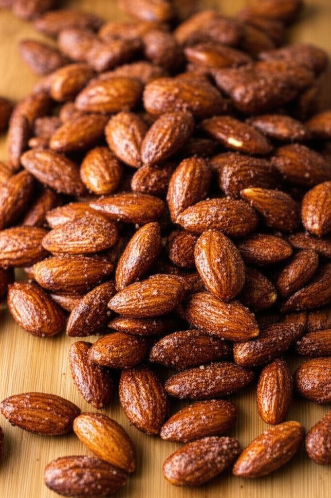 Sweet and Spicy Roasted Almonds