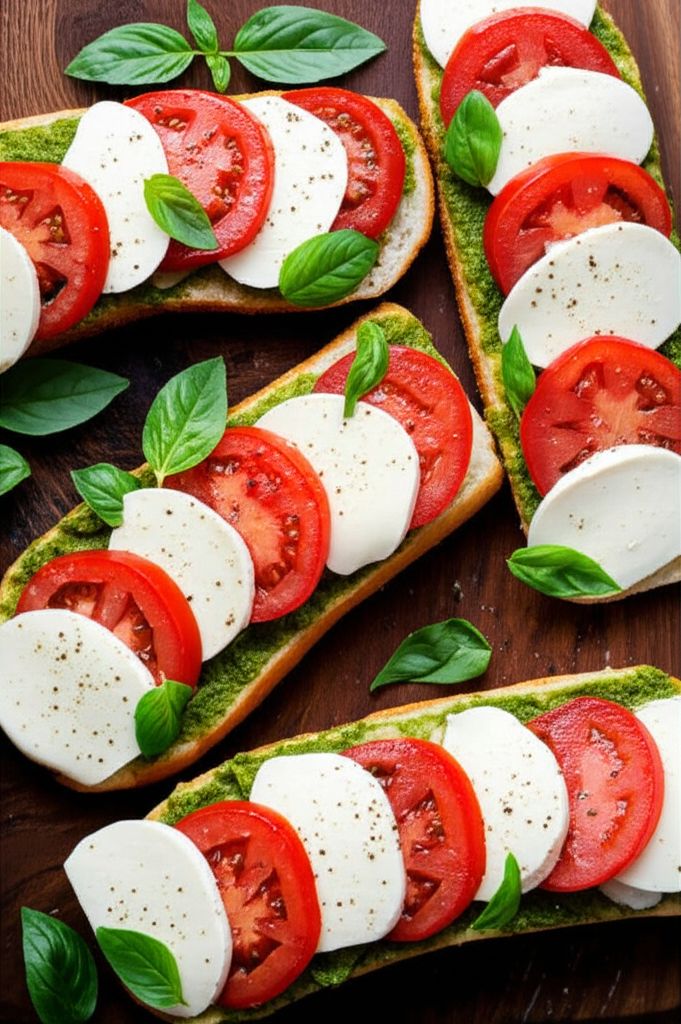 Tomato Basil Mozzarella Melt