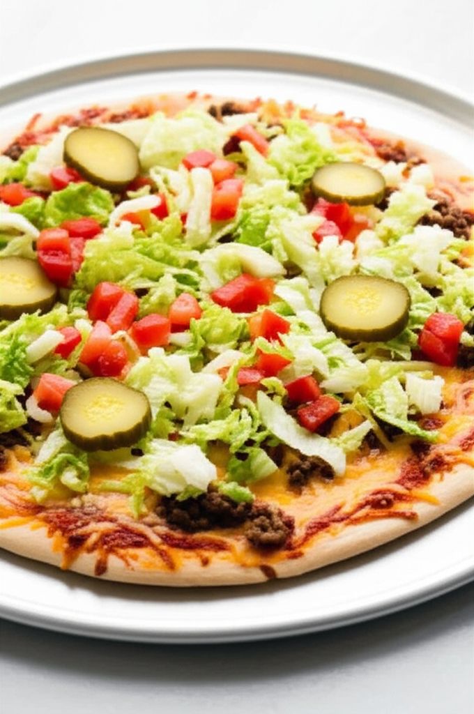 True Cheeseburger Pizza