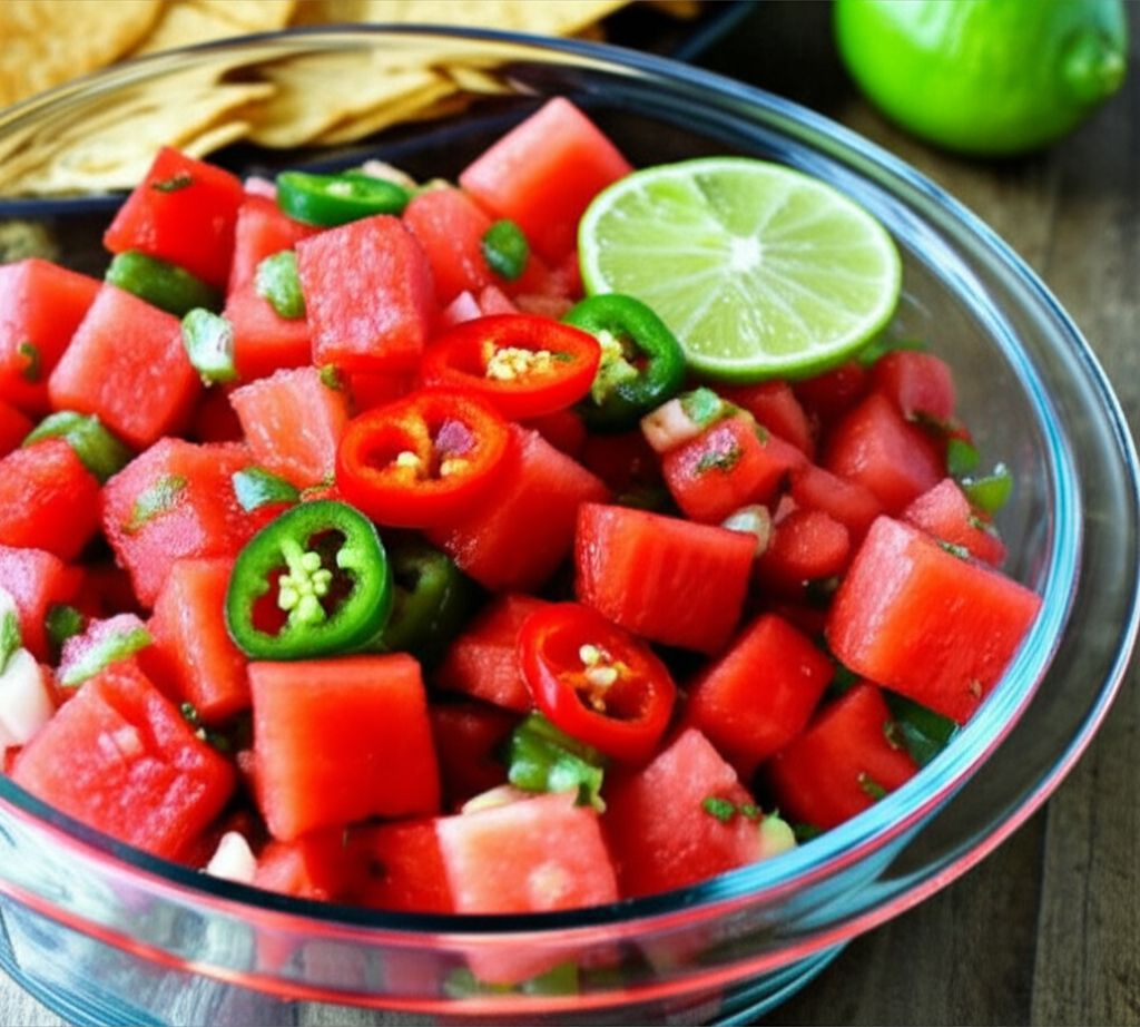 Watermelon Fire and Ice Salsa