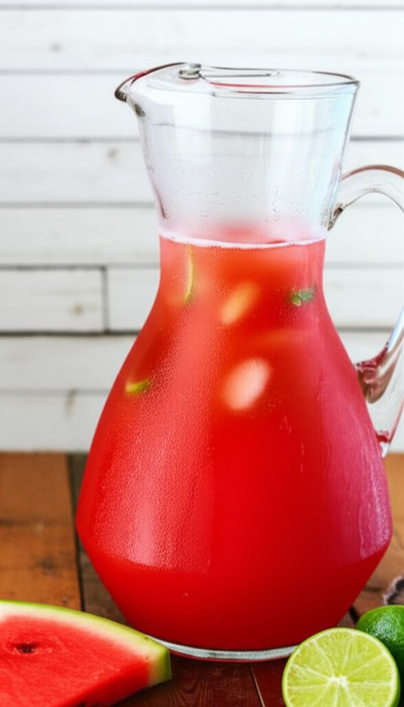 Watermelon Lime Agua Fresca
