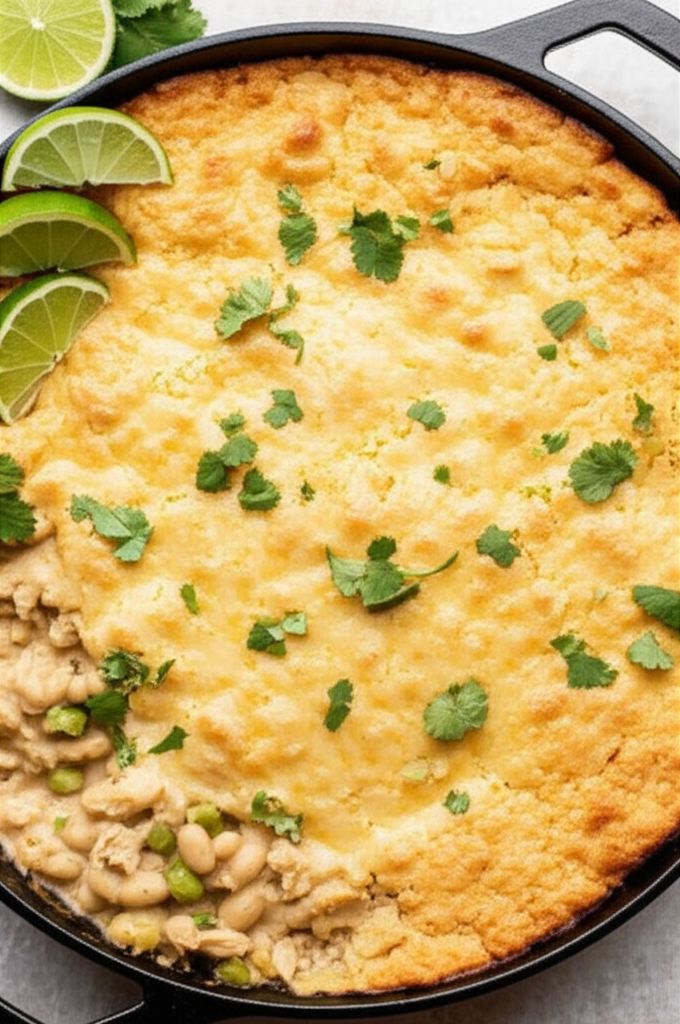 White Chicken Chili Casserole