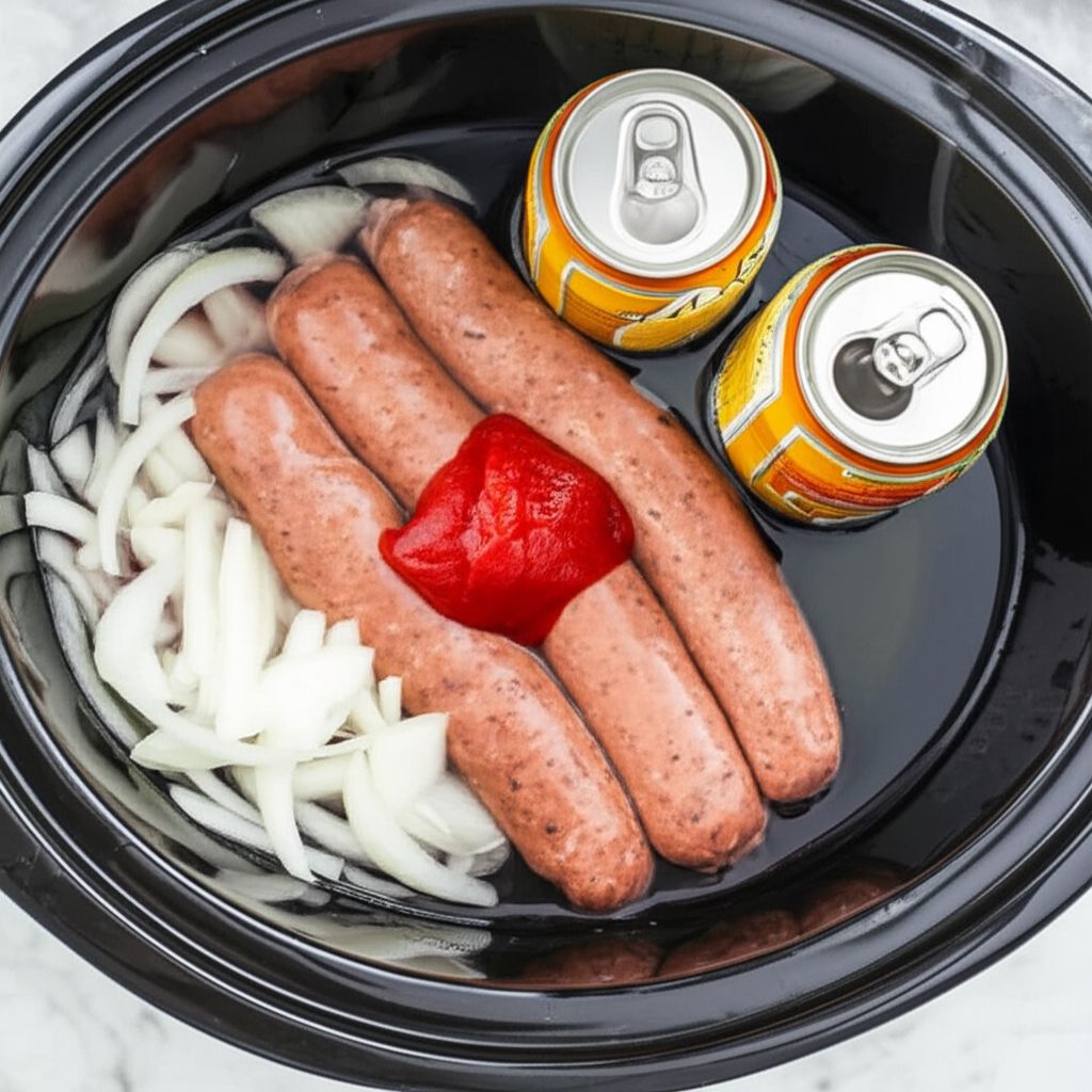 Wisconsin Slow Cooker Brats