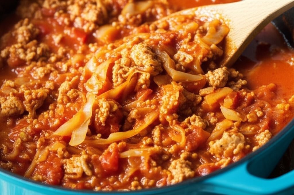 'Unstuffed' Cabbage with a Kick