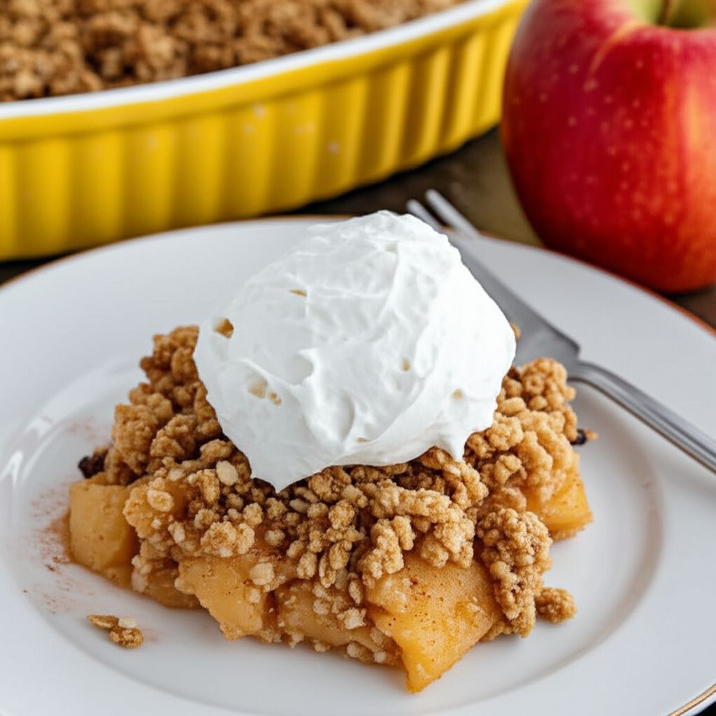 Air Fryer Apple Crisp