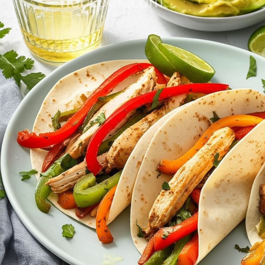 Air Fryer Chicken Fajitas for Two