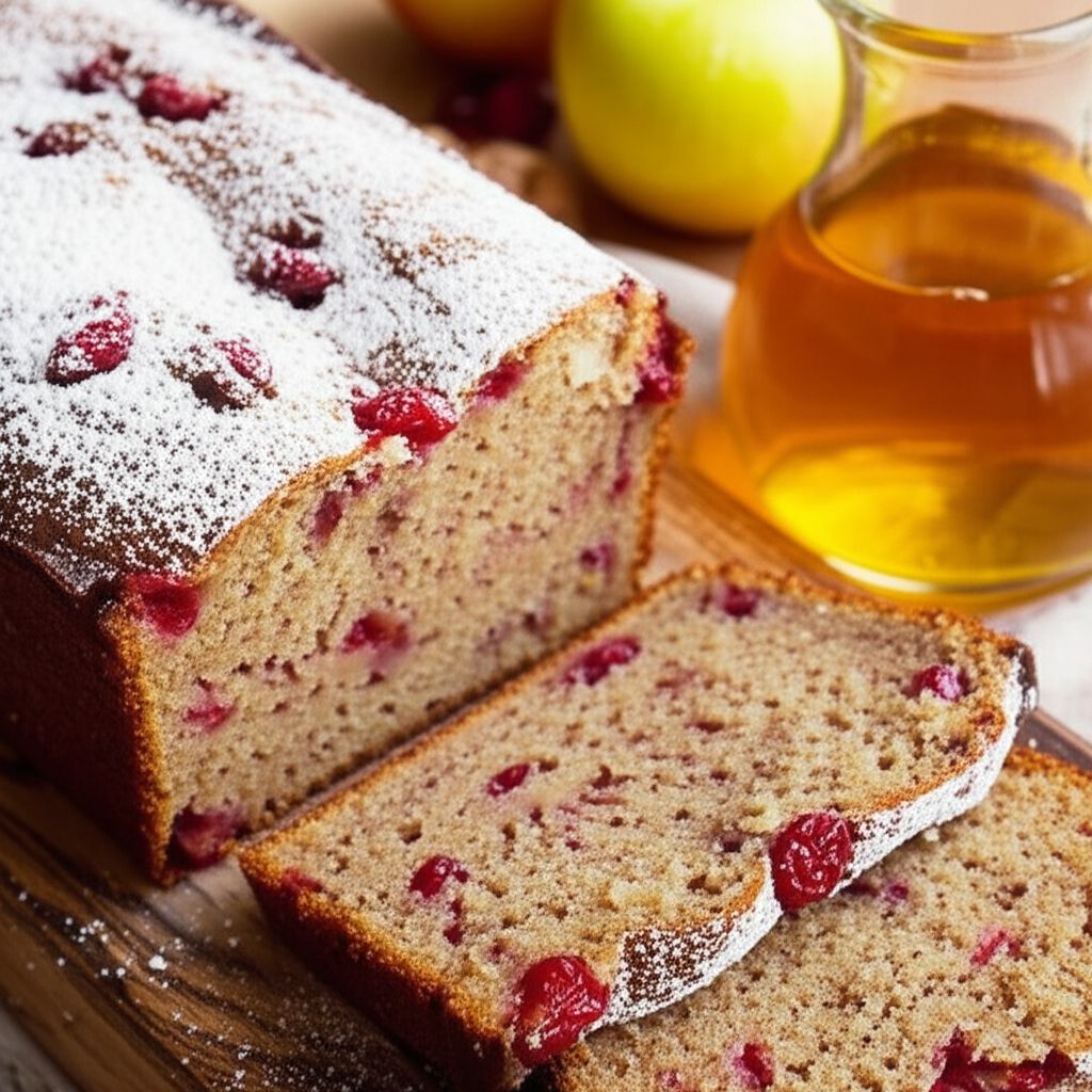 Apple Cider-Cranberry Bread