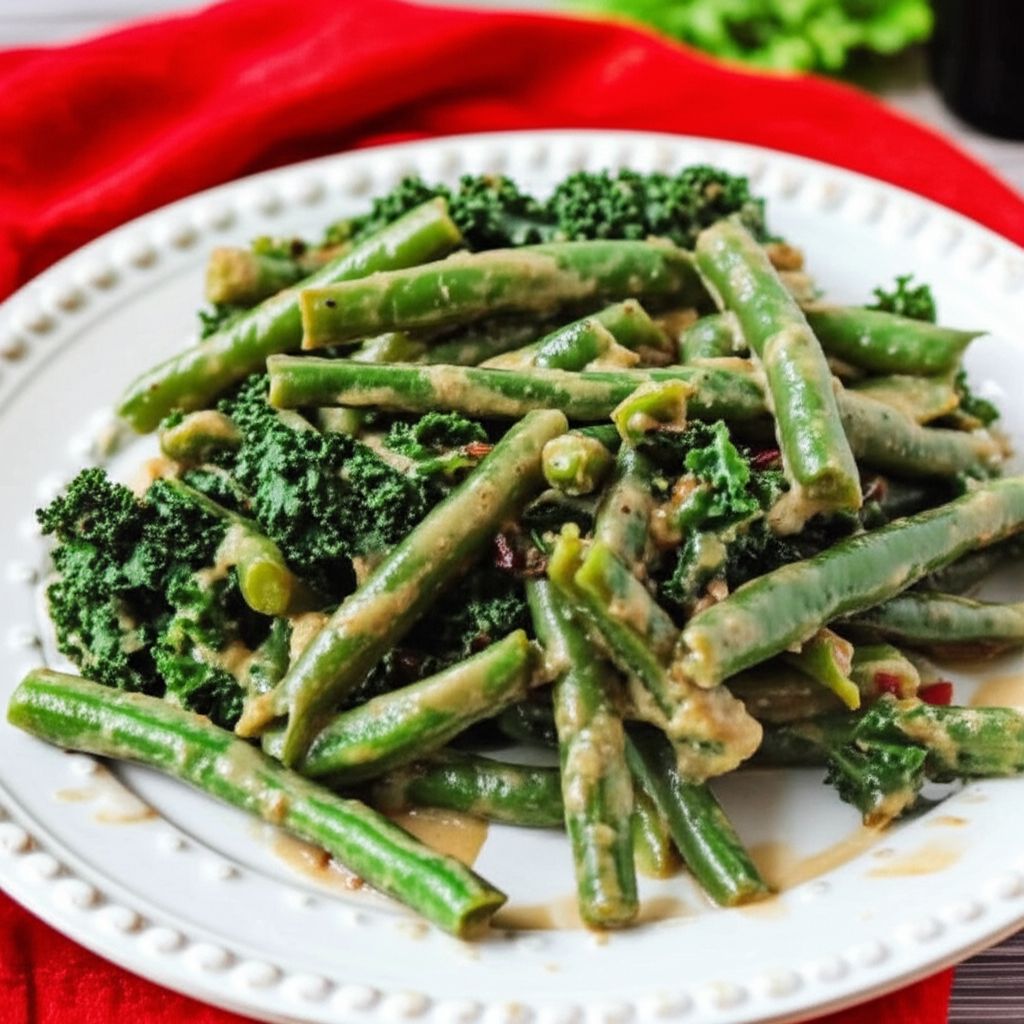 Awesome Green Beans with Kale