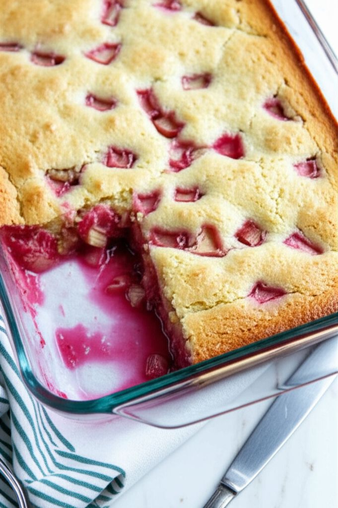 Awesome Rhubarb-Strawberry Pudding