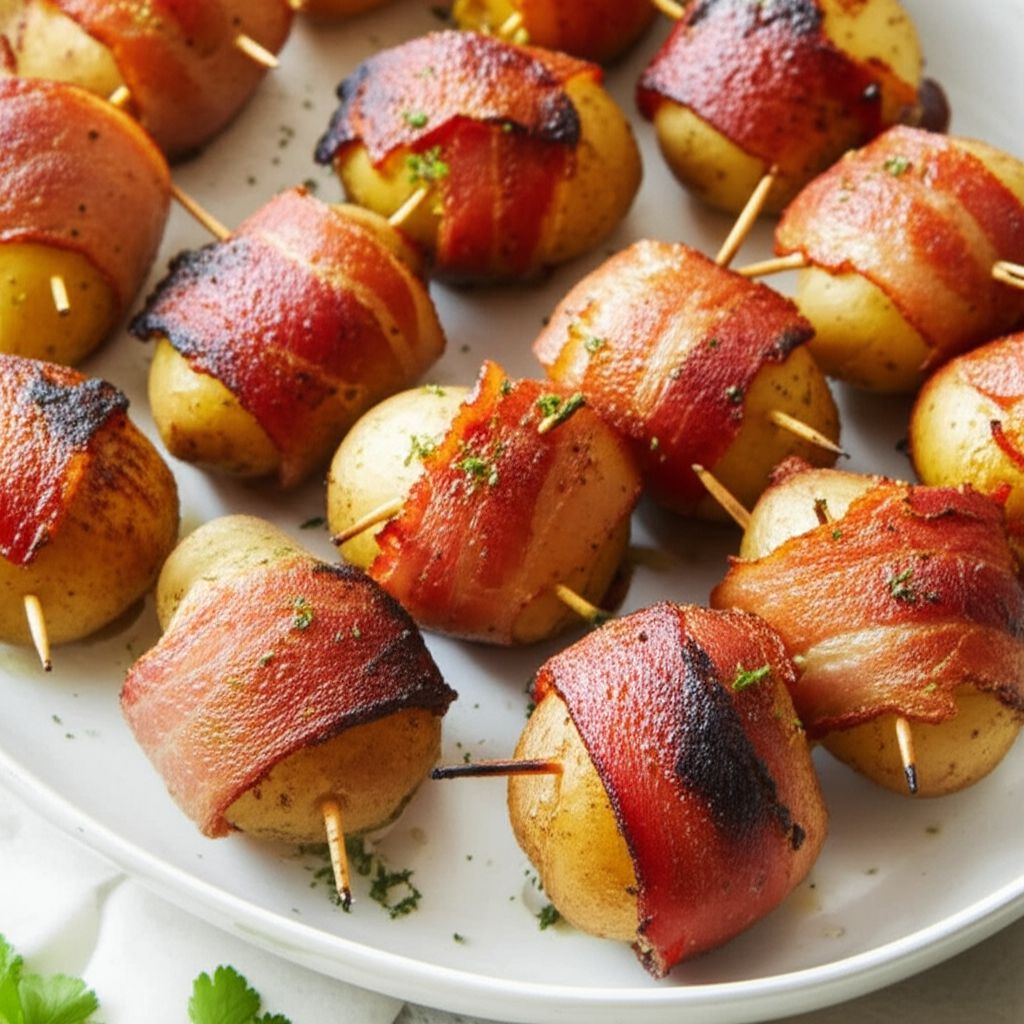 Bacon-Wrapped New Potatoes