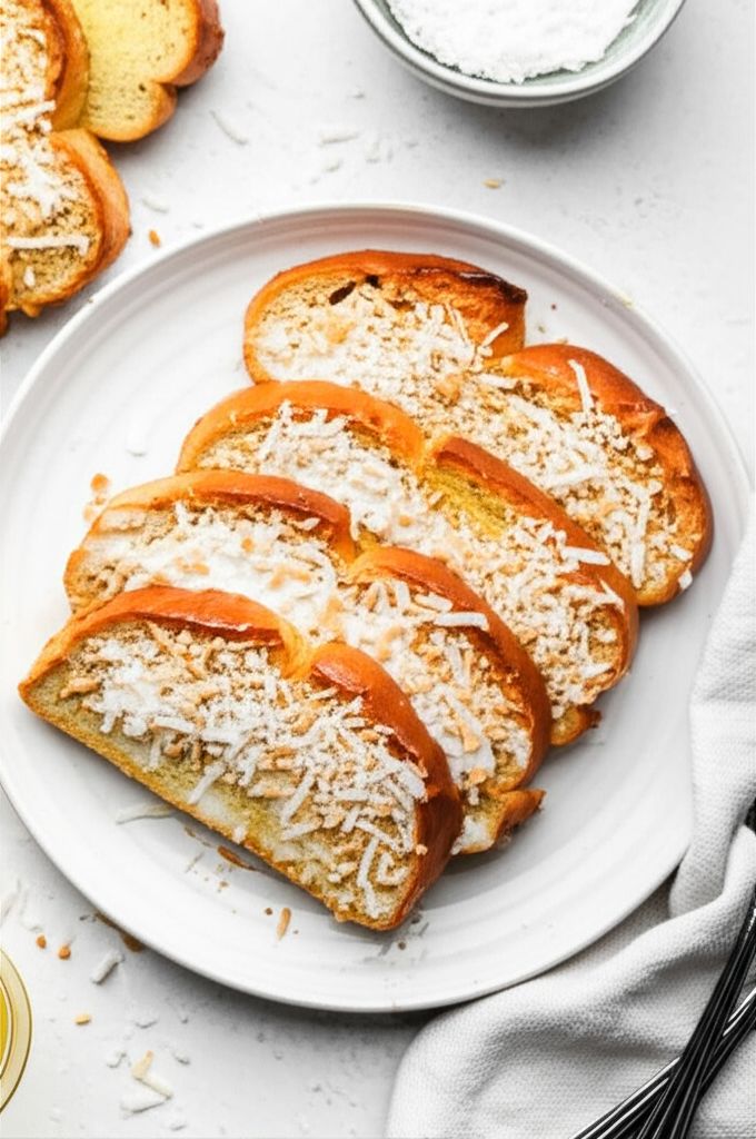 Baked Coconut French Toast