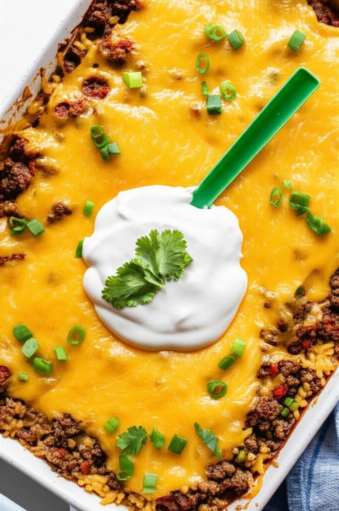 Beef Taco Noodle Bake
