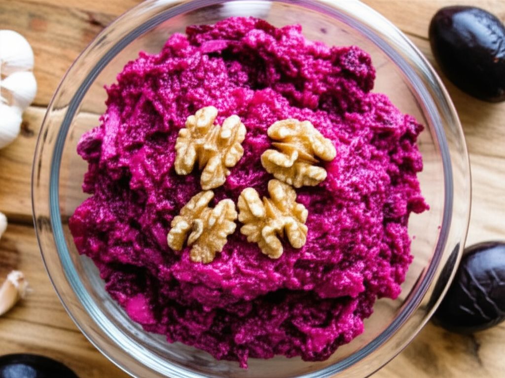 Beet, Walnut and Prune Salad