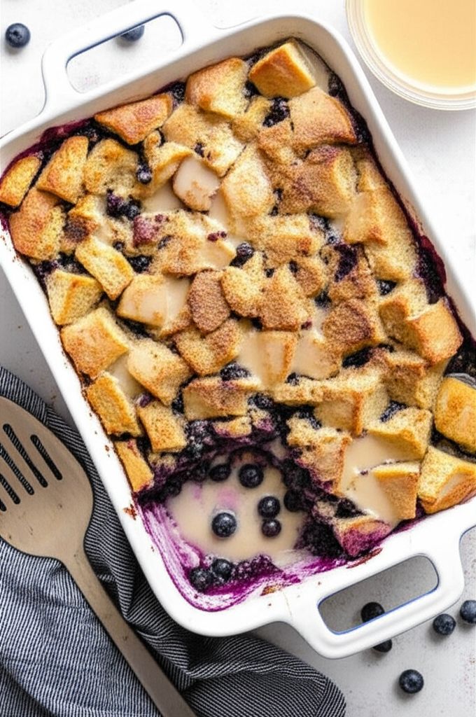 Beth's Blueberry Bread Pudding