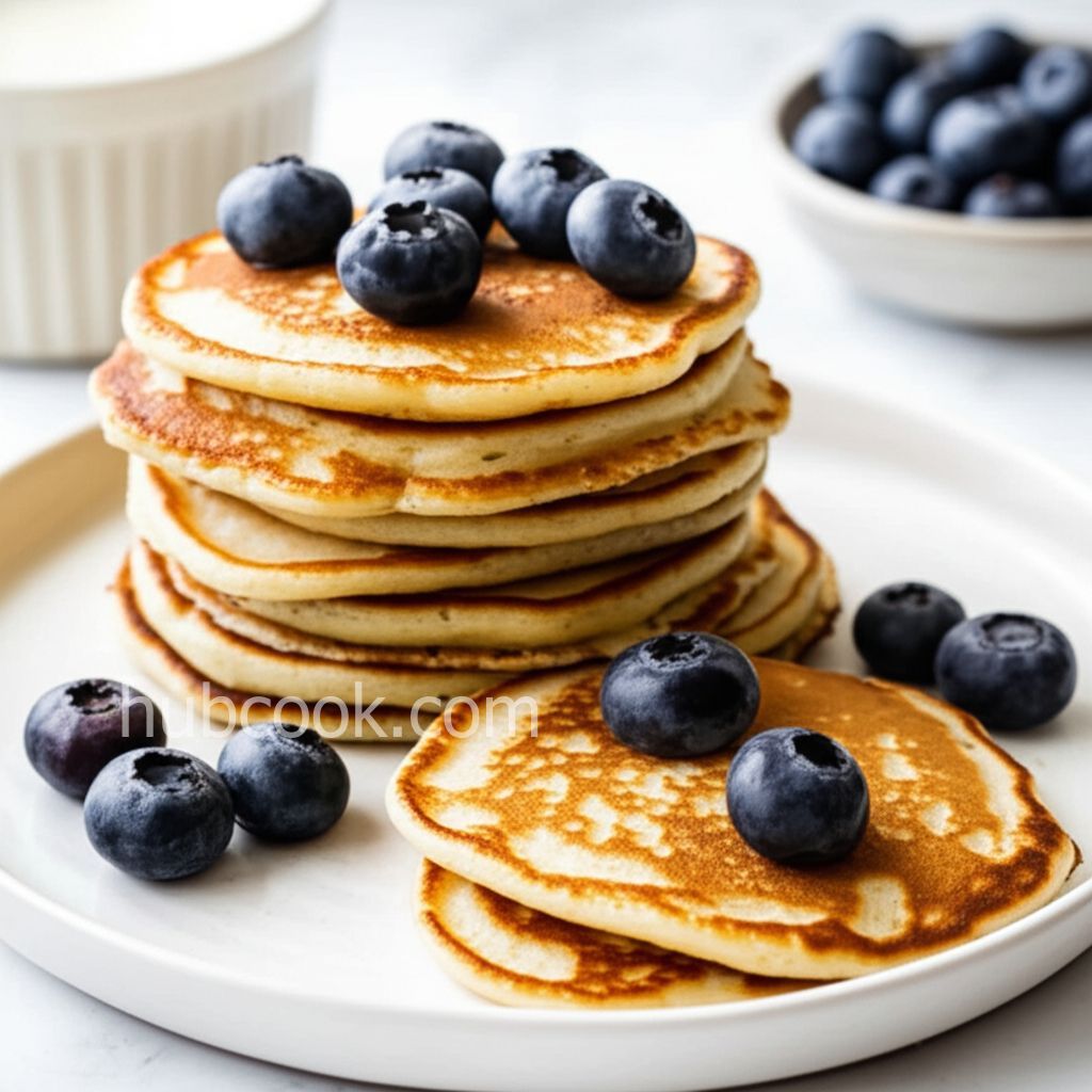 Blueberry Flax Pancakes